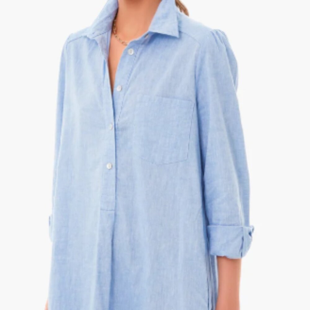 NWT Tuckernuck Chambray Callahan Shirt Dress - XL